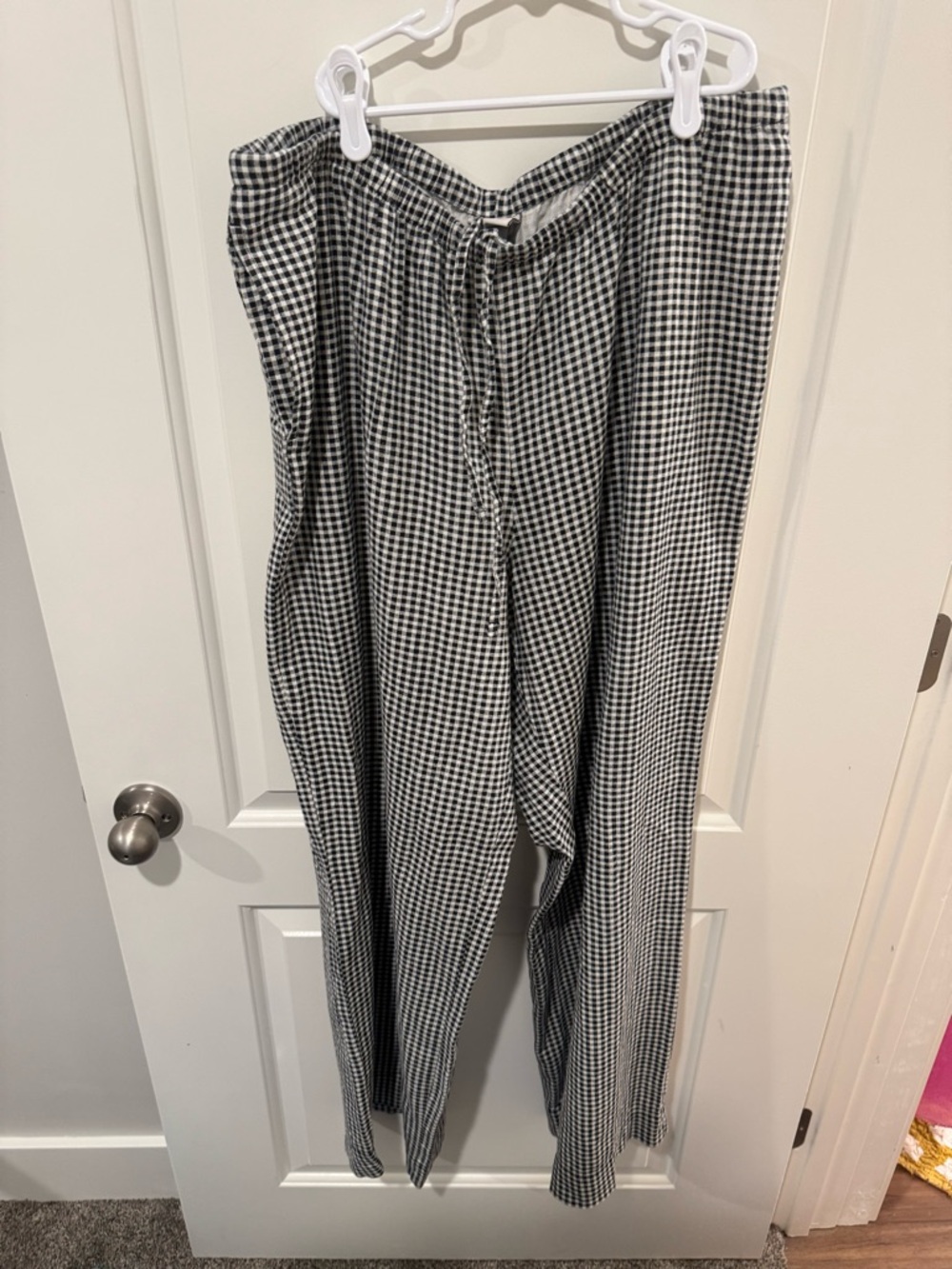 a new day Black & White Gingham Pants